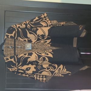 Min Wang Tan/Black Wrap One Size